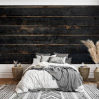 Parallel Wood Plank Vintage Wall Mural