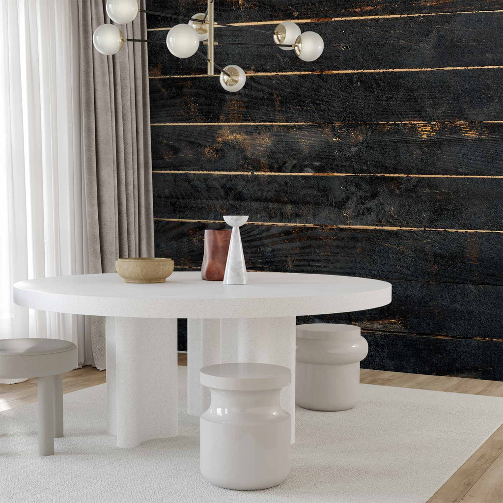 Parallel Wood Plank Vintage Wall Mural