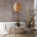 Abstract Scandi Boho Lettering Floral Wall Mural