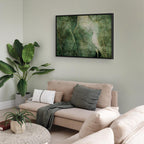 Green Leaf Pattern Nature Canvas Print