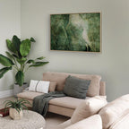 Green Leaf Pattern Nature Canvas Print