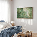 Green Leaf Pattern Nature Canvas Print