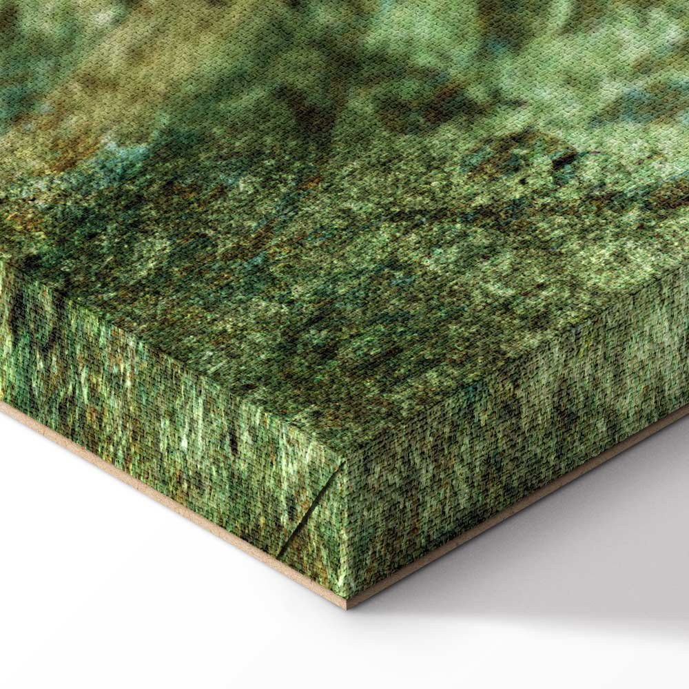 Green Leaf Pattern Nature Canvas Print