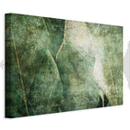 Green Leaf Pattern Nature Canvas Print