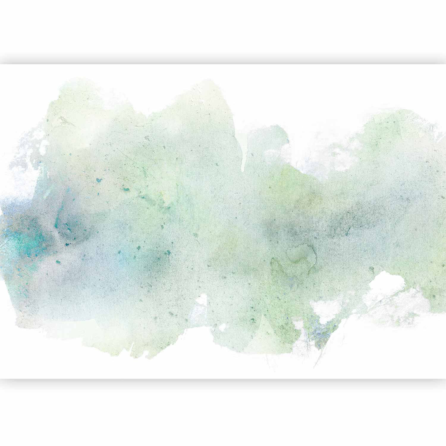 Pastel Mint Watercolour Abstract Wall Mural