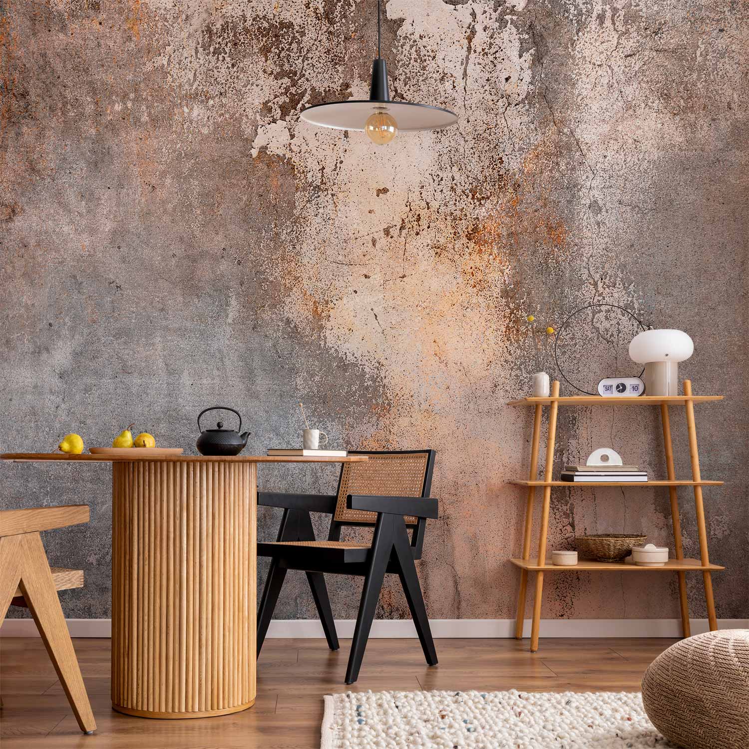 Rust Concrete Texture Industrial Wall Mural