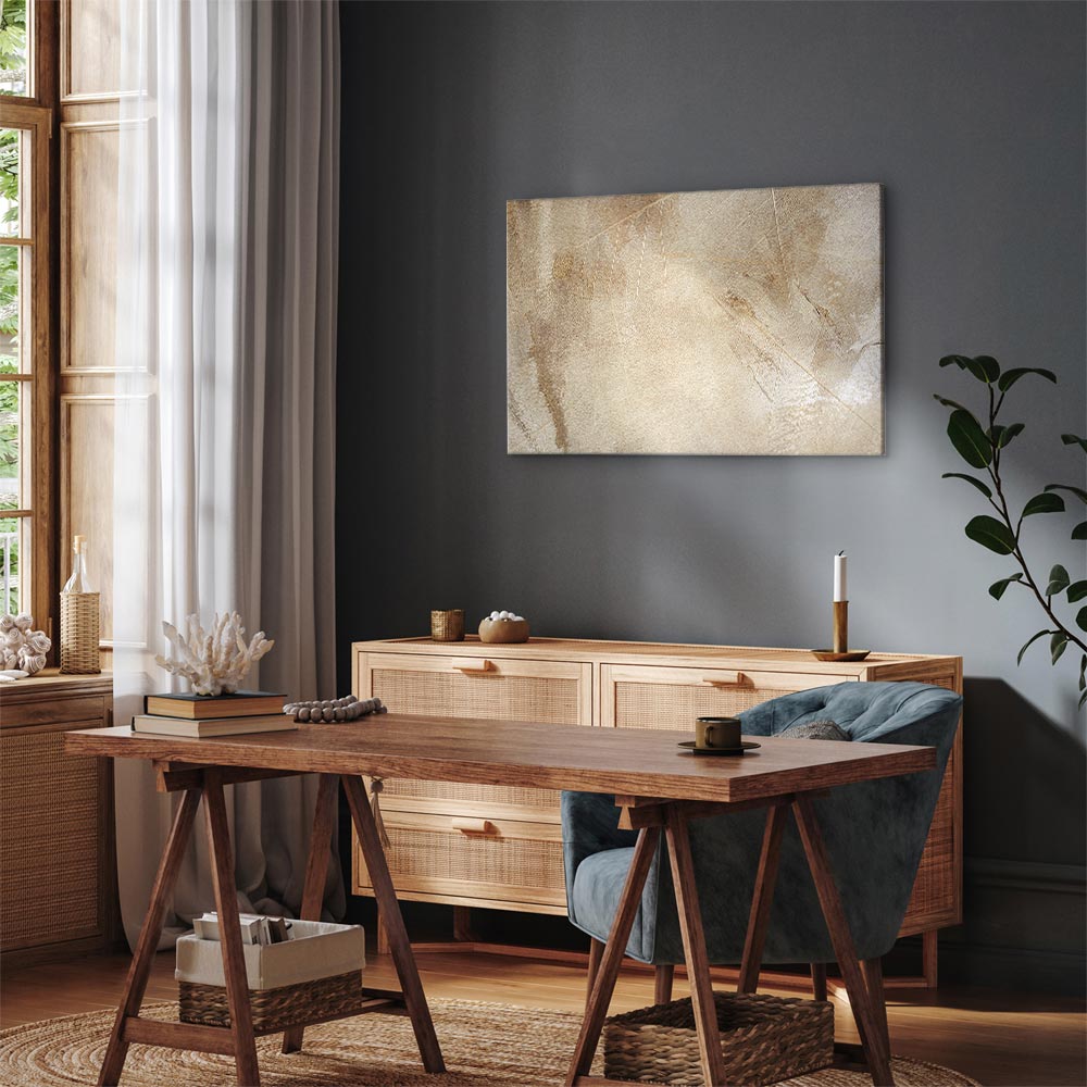 Abstract Texture Peaceful Wide Canvas Print