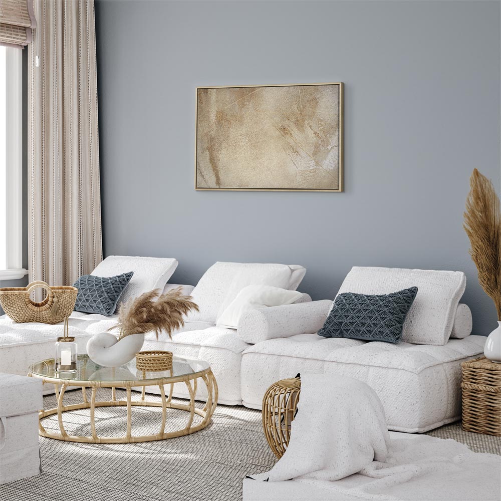 Abstract Texture Peaceful Wide Canvas Print