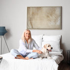 Abstract Texture Peaceful Wide Canvas Print