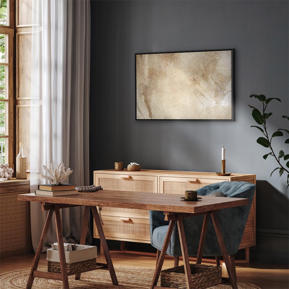 Abstract Texture Peaceful Wide Canvas Print