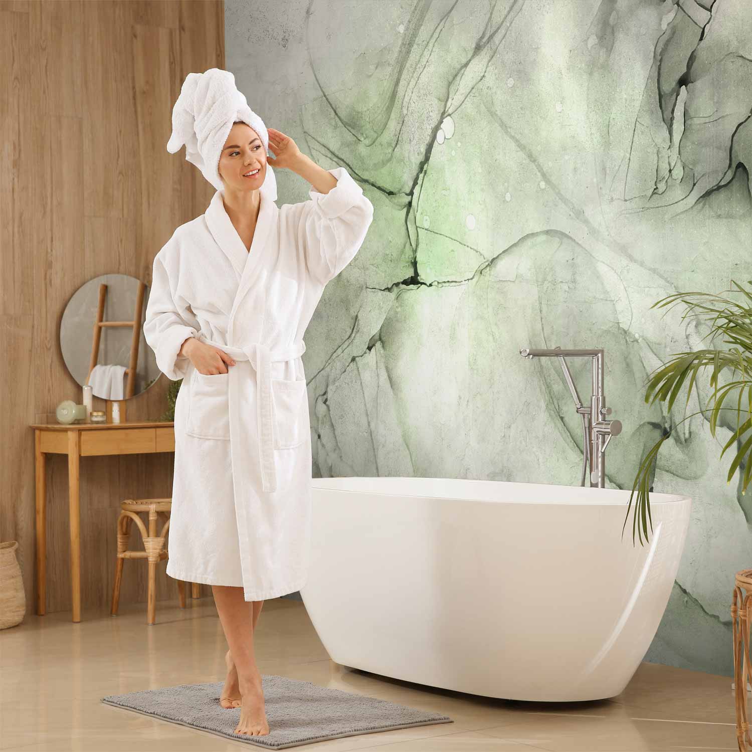 Abstract Geometric Space Pattern Wall Mural