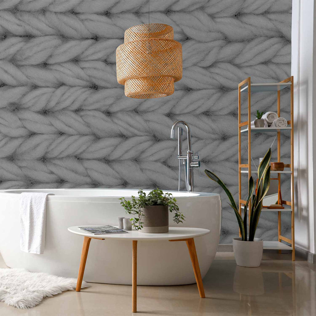 Real Wool Texture Wall Mural