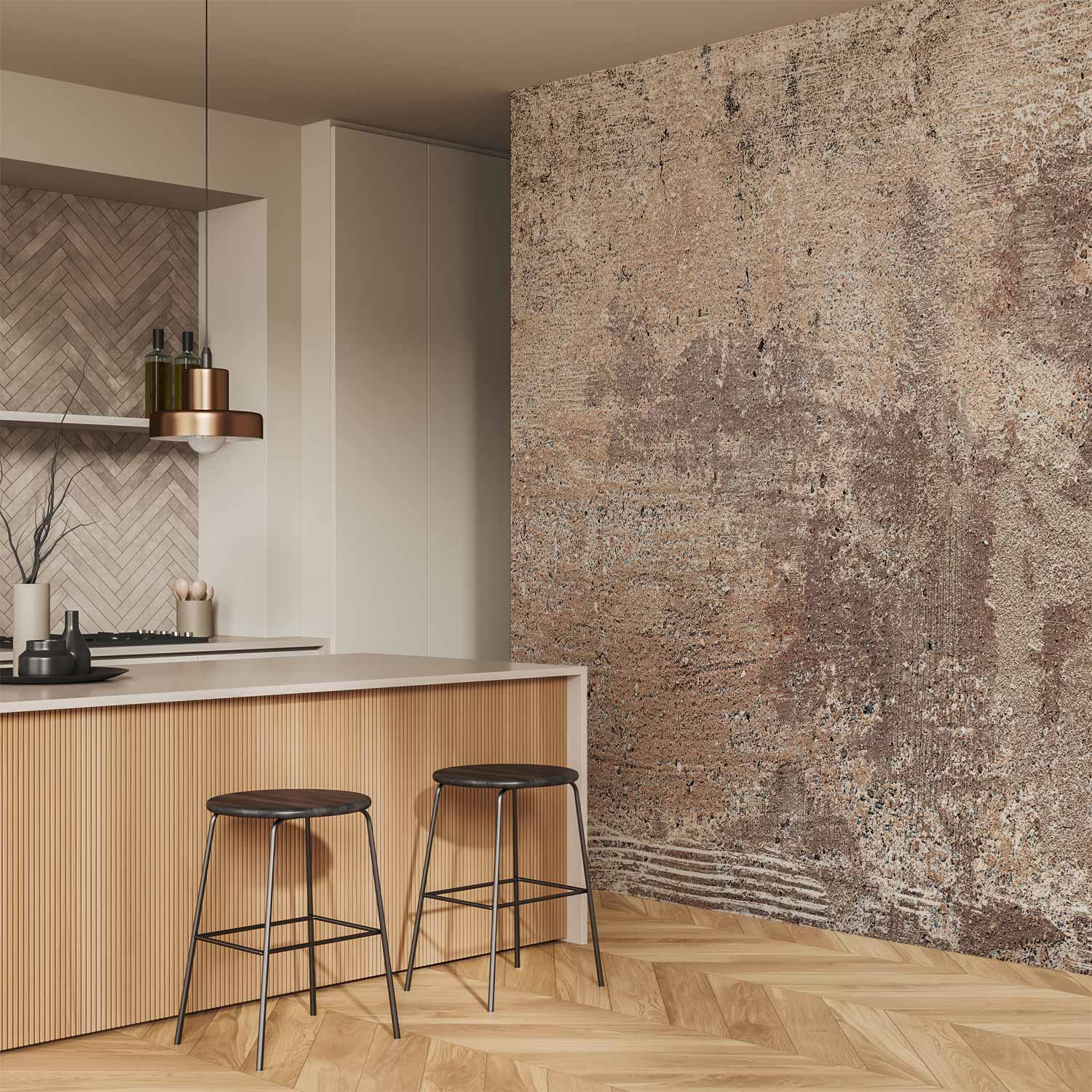 Typographic Texture Lost Story Wall Mural