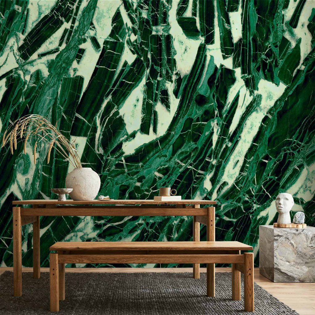 Emerald Marble Wall Mural