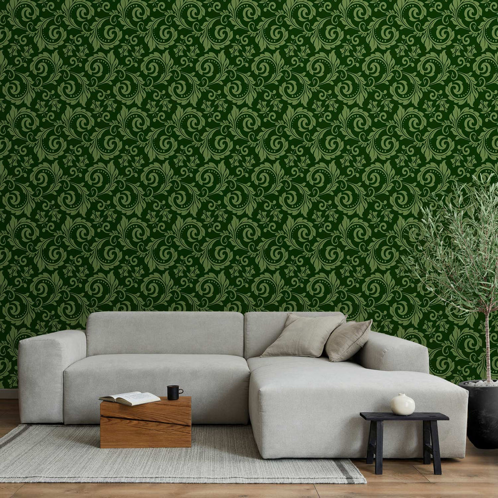Wallpaper Evening Green 50x1000