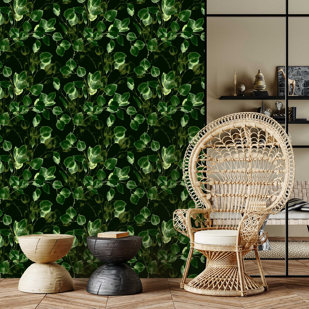 Greenery Leaves Wallpaper for Fresh Interiors