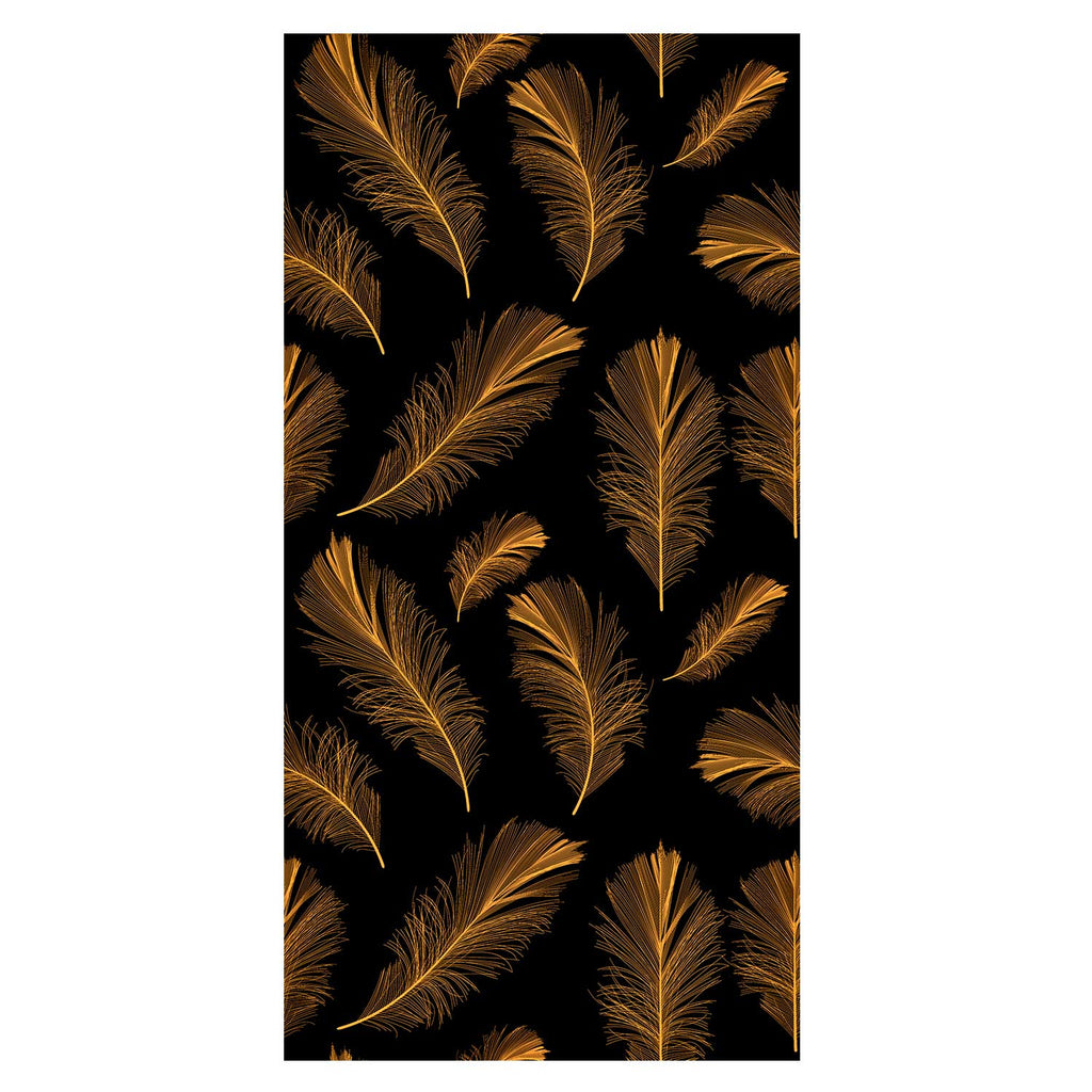 Golden Nature Pattern Wallpaper