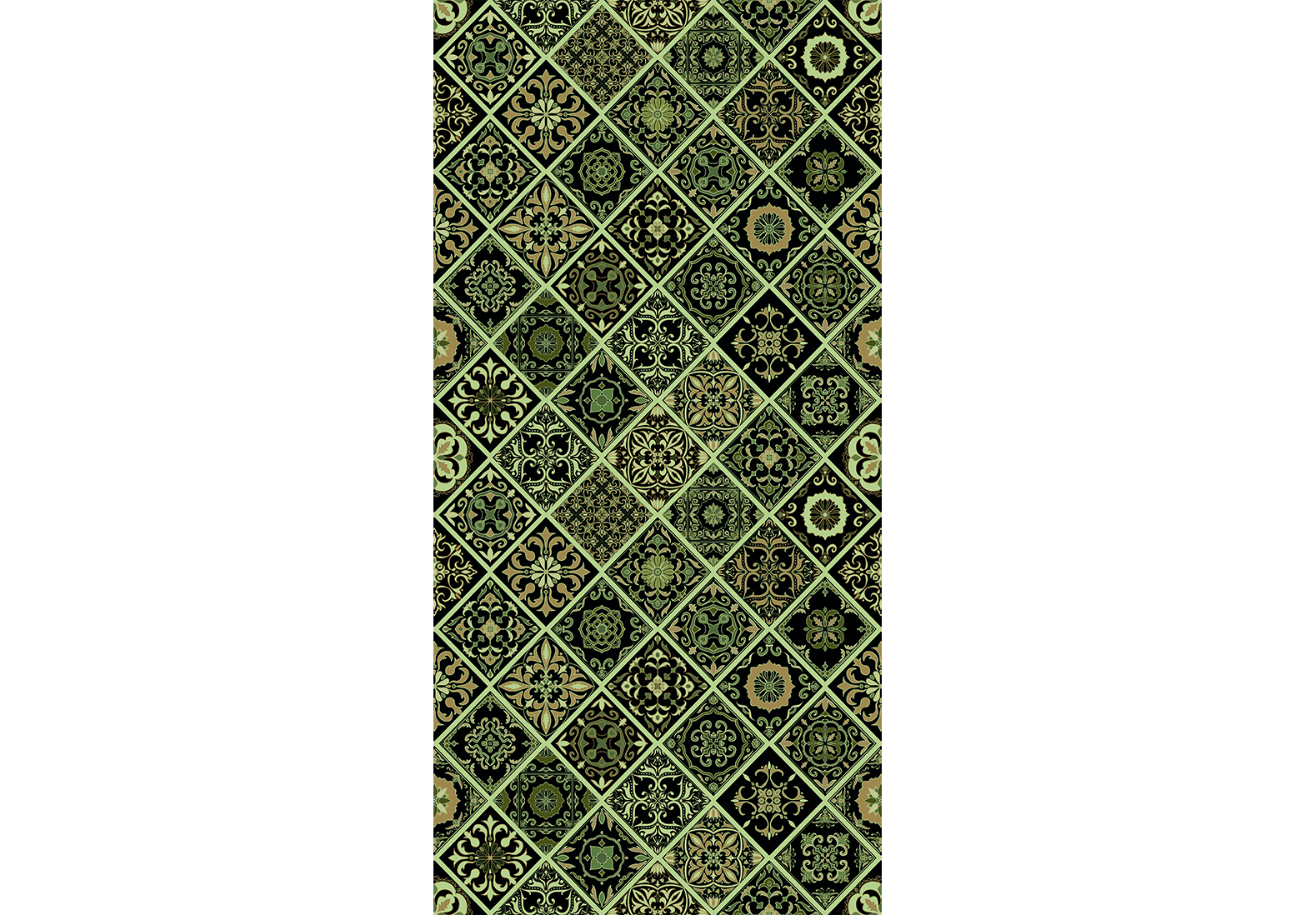 Wallpaper Olive Mosaic