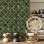Wallpaper Olive Mosaic