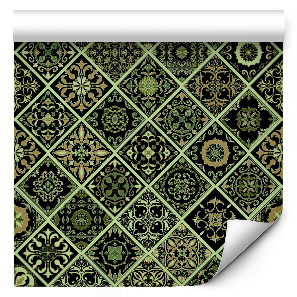 Wallpaper Olive Mosaic