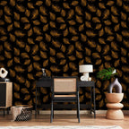 Golden Scatter Pattern Wallpaper