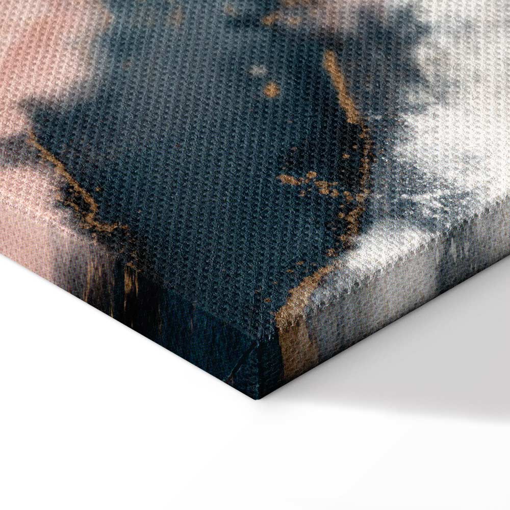 Abstract Multicolor Triptych Canvas Print