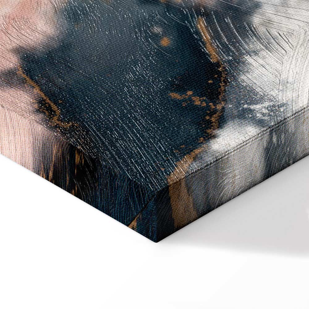 Abstract Multicolor Triptych Canvas Print