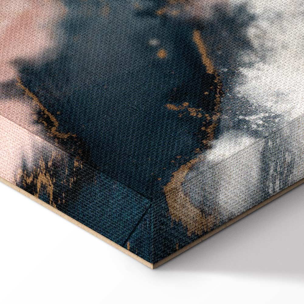 Abstract Multicolor Triptych Canvas Print