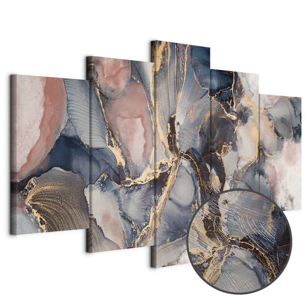 Abstract Multicolor Journey Canvas Print