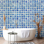 Portuguese Azulejos Tile Pattern Traditional Wall Mural