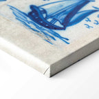 Portuguese Azulejos Tile Pattern Traditional Canvas Print