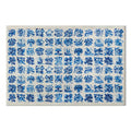 Portuguese Azulejos Tile Pattern Traditional Canvas Print