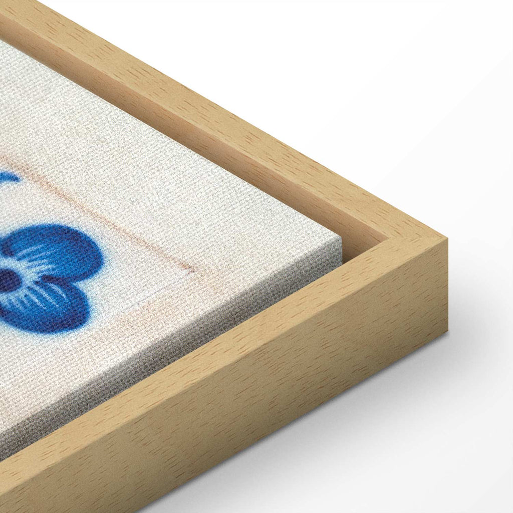 Portuguese Azulejos Tile Pattern Traditional Canvas Print