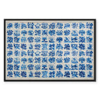 Portuguese Azulejos Tile Pattern Traditional Canvas Print