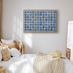 Portuguese Azulejos Tile Pattern Traditional Canvas Print