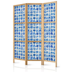 Japanese Room Divider with Ceramic Tiles Azulejos