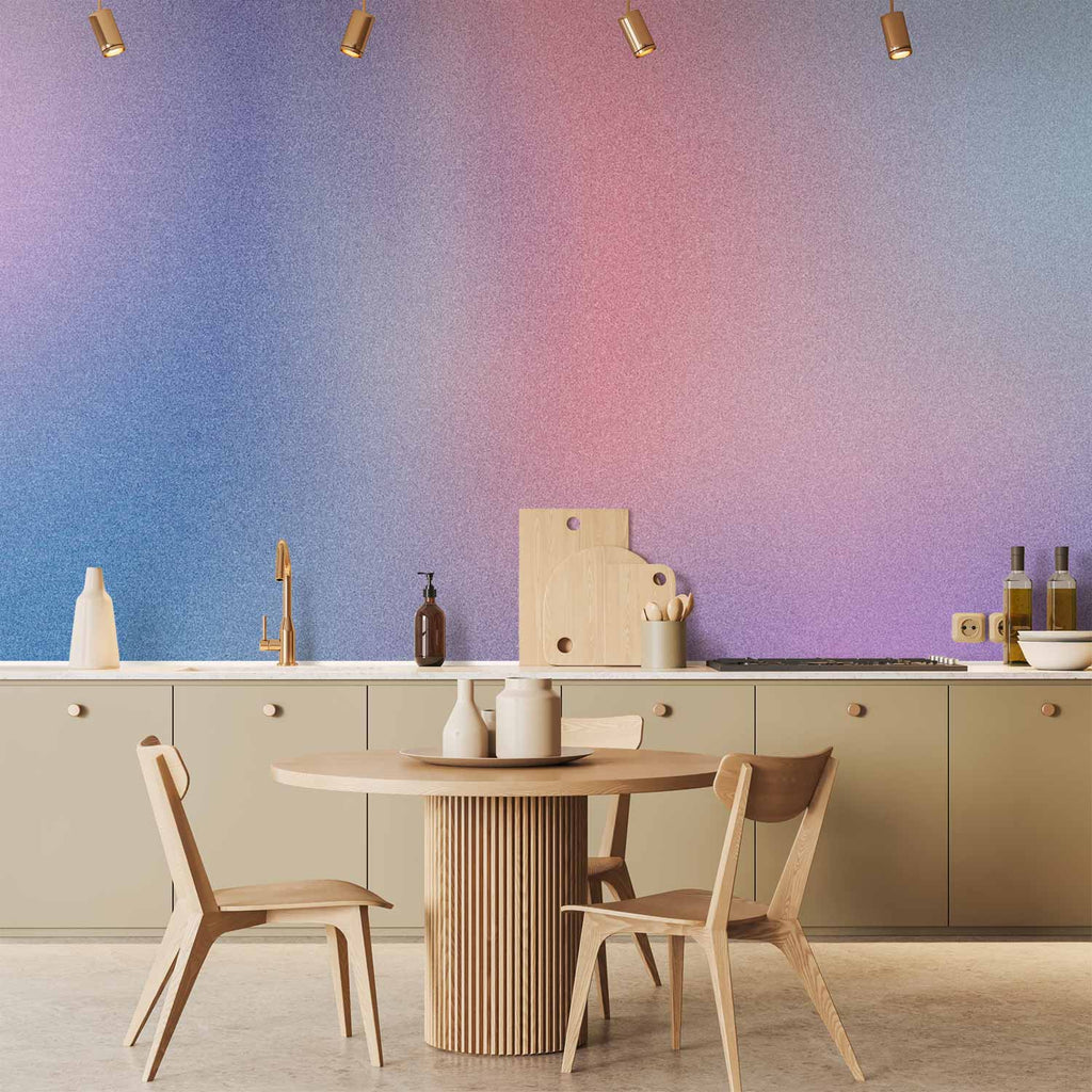 Wall Mural Rainbow Gradient Delicate Multicolored Gradient Resembling Mist