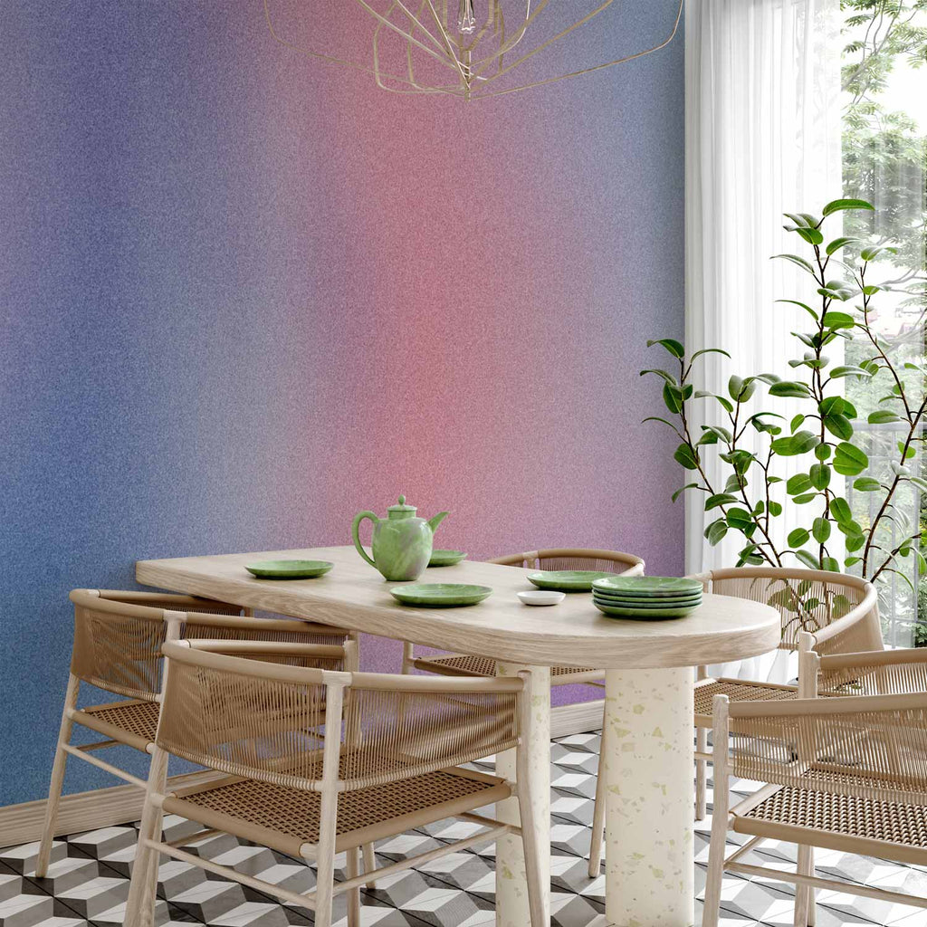 Rainbow Gradient Abstract Wall Mural