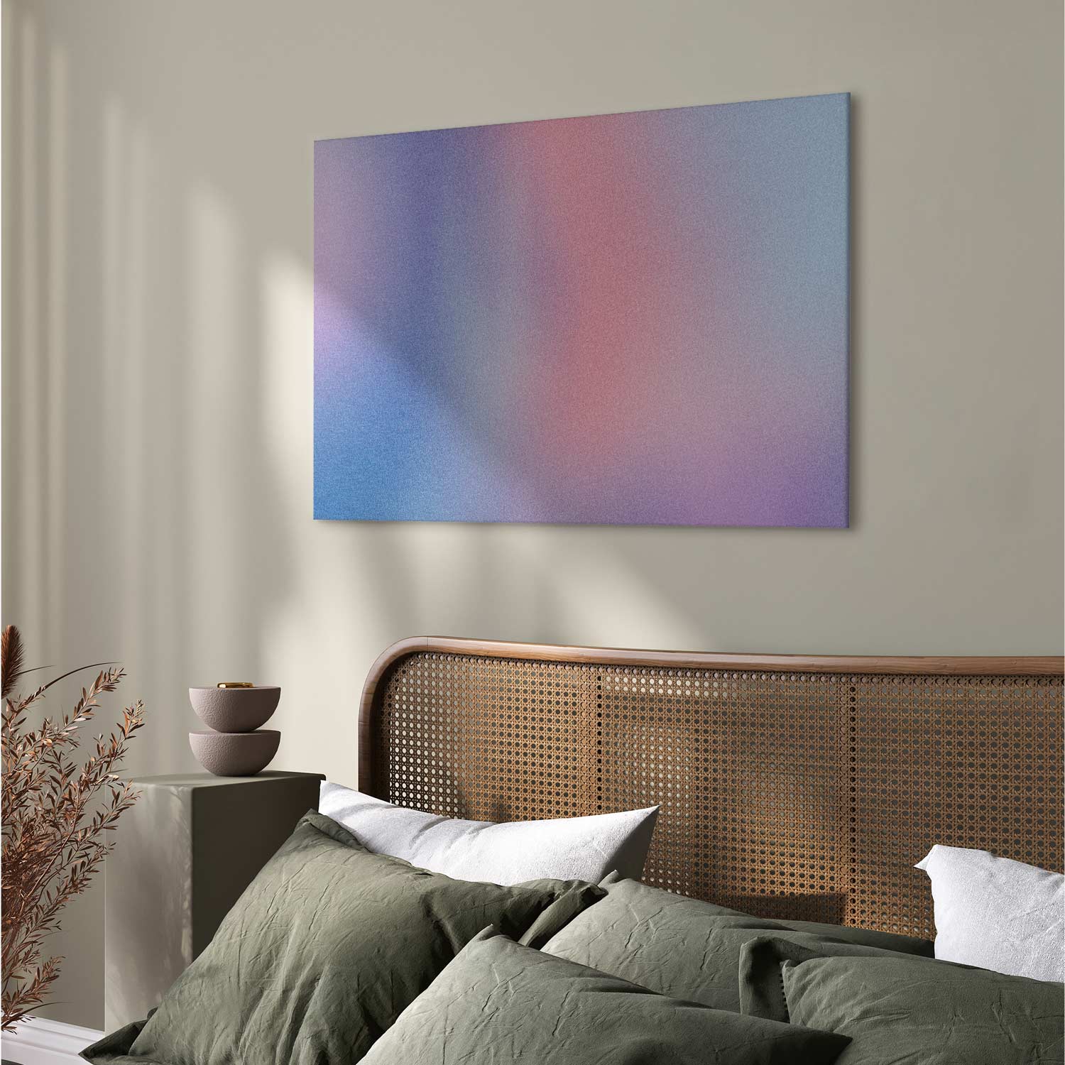 Rainbow Gradient Abstract Canvas Print