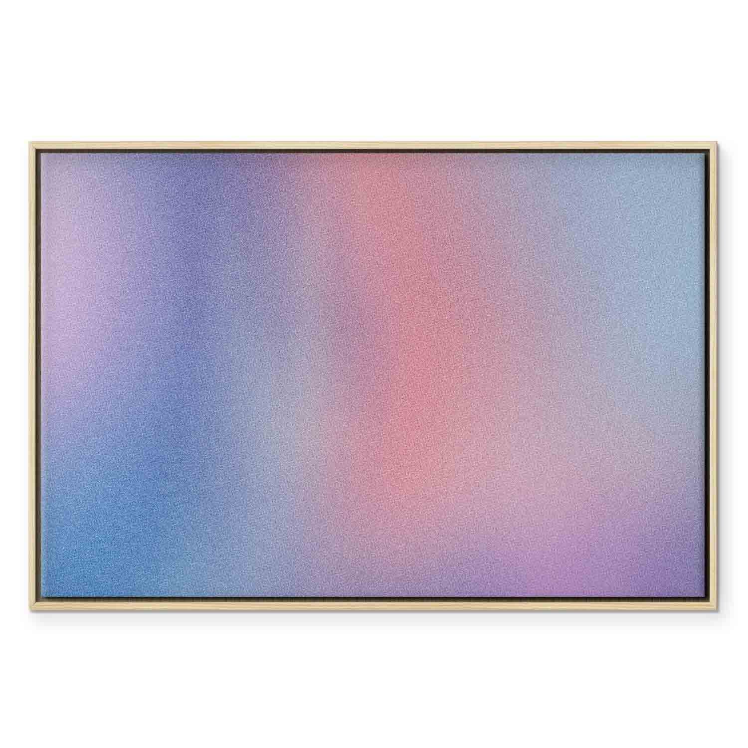 Rainbow Gradient Abstract Canvas Print
