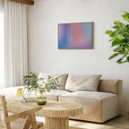 Canvas Print Rainbow Gradient Delicate Multicolor