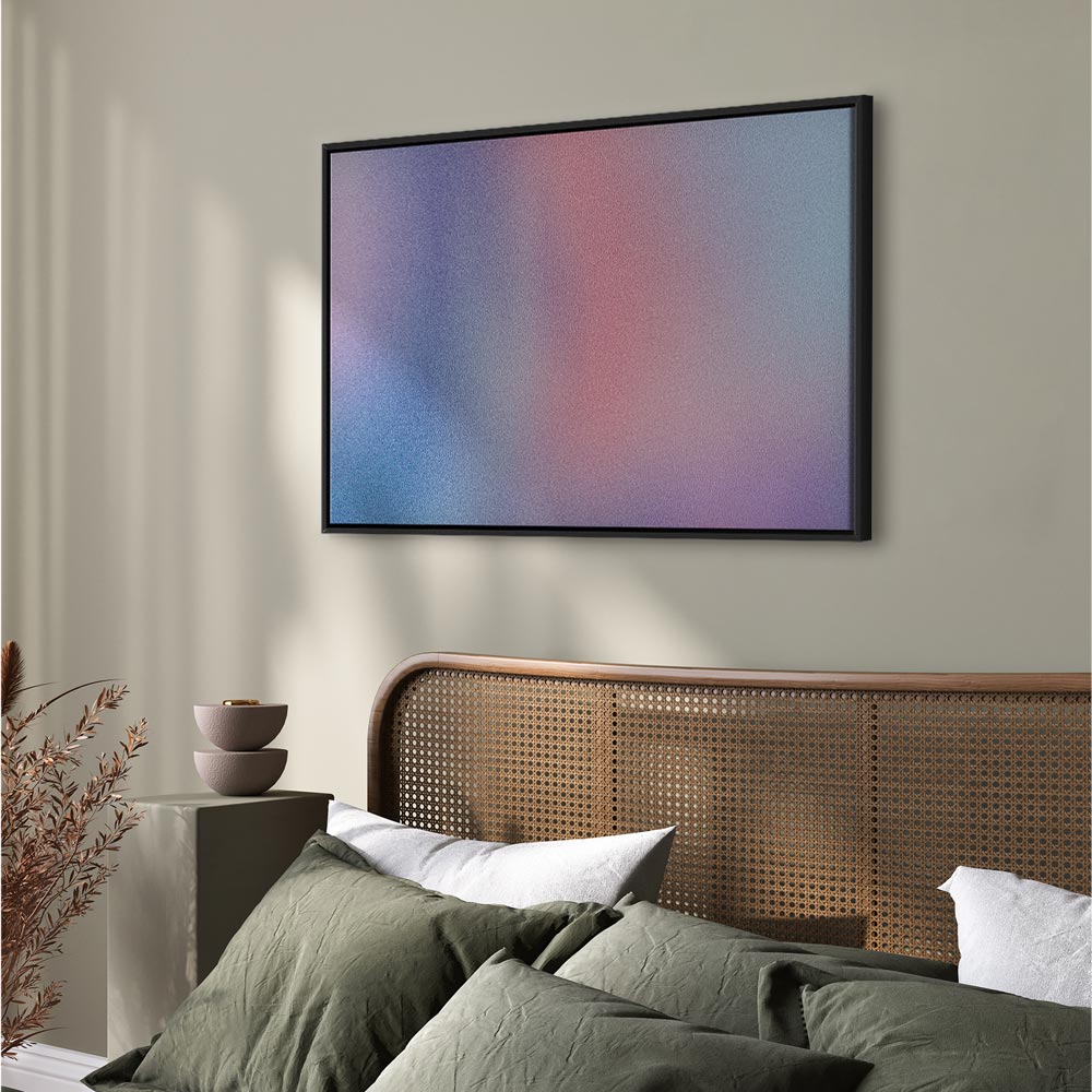 Canvas Print Rainbow Gradient Delicate Multicolor