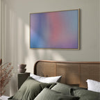 Canvas Print Rainbow Gradient Delicate Multicolor