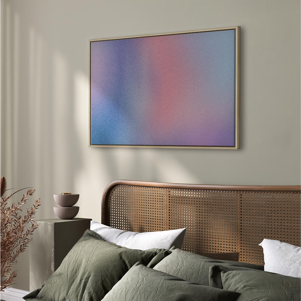 Canvas Print Rainbow Gradient Delicate Multicolor