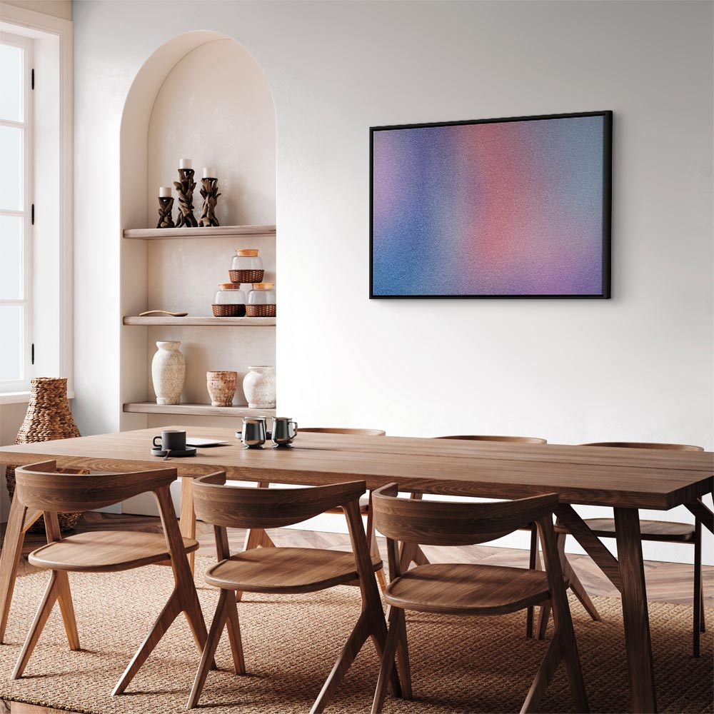 Canvas Print Rainbow Gradient Delicate Multicolor