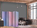 Rainbow Gradient Mist Abstract 5-Panel Room Divider