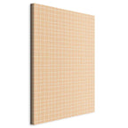 Canvas Print - Waving Lines in Creamy Grid