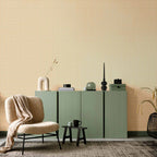 Wallpaper Waving Lines Creamy Grid Pastel