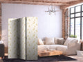 Moon and Clouds Warm 3-Panel Room Divider