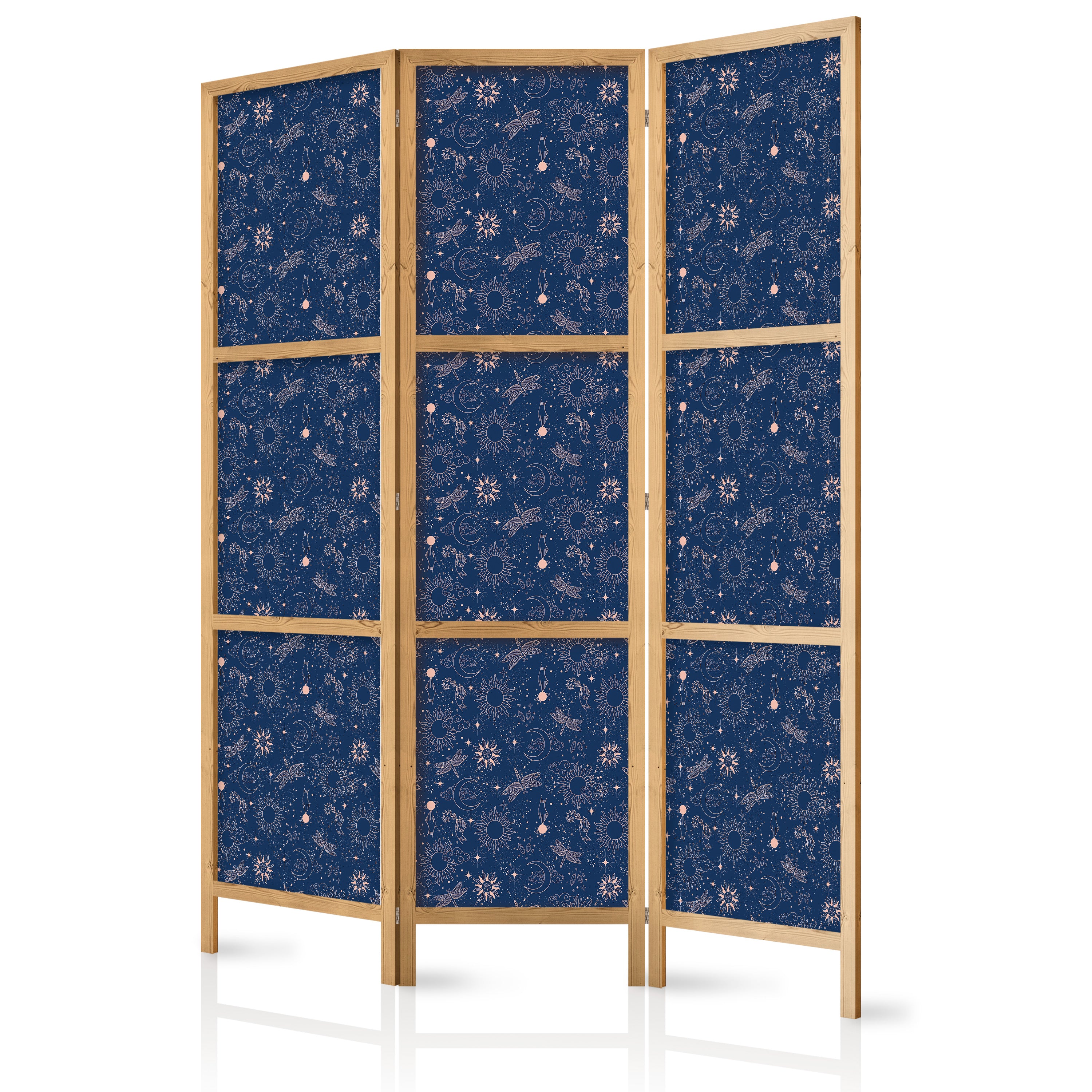 Japanese Room Divider 3-Panel - Backgrounds & Patterns